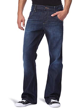 jeans wrangler crack uomo per monta western