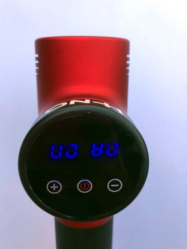 display on- pulse massage device